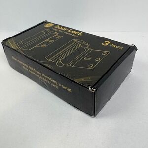 Door Lock Reinforcement 3 Pack High Security Door Lock for Home Safety